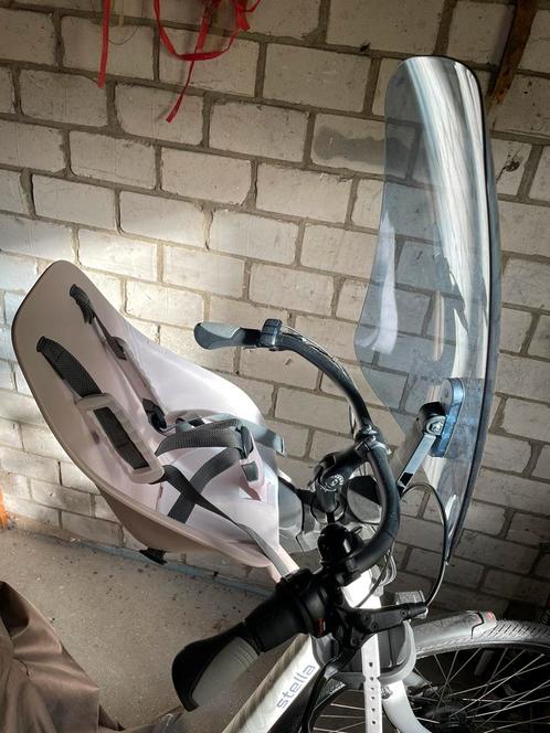 Urban iki fiets stoel voorop/wind scherm, Fietsen en Brommers, Fietsaccessoires | Fietsstoeltjes, Zo goed als nieuw, Voorzitje