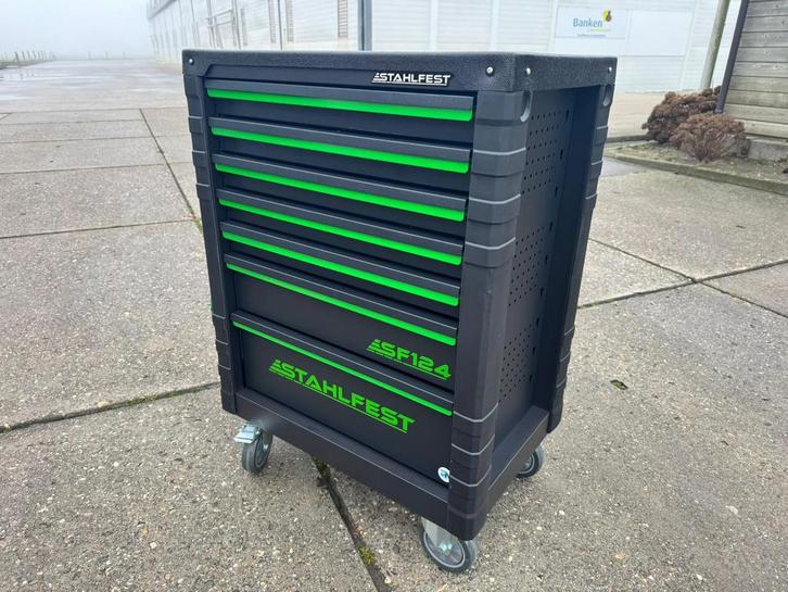 Nieuwe stahlgruppe sf 124 gereedschapswagen gereedschapskar, Doe-het-zelf en Verbouw, Gereedschapskisten, Nieuw, Ophalen