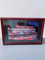 Vintage Rosie's Diner LED verlichte ingelijste poster., Ophalen, Gebruikt, ., .