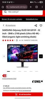 SAMSUNG Odyssey OLED G8 G81SF 32" Gaming Monitor met geseald, Computers en Software, Monitoren, Gaming, Nieuw, Ultra HD (4K), DisplayPort