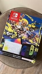 Nintendo Switch OLED Splatoon 3 Edition, Ophalen of Verzenden, Zo goed als nieuw, Switch OLED, Met games