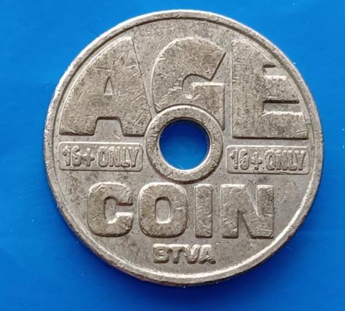 Age Coin LBT - Sigaretten Vending Token BTVA, Postzegels en Munten, Penningen en Medailles, Overige materialen, Buitenland, Verzenden