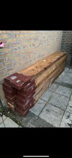 Gebruikte vuren hout balken, Ophalen, Gebruikt, 250 cm of meer, Balken
