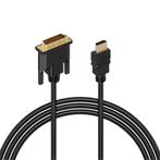 HDMI naar DVI kabel adapter bi-directioneel, Computers en Software, Pc- en Netwerkkabels, Verzenden, Nieuw