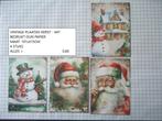 ⚠️nu 0,45: vintage plaatjes kerst 447 ( alleen verzenden, Ophalen, Nieuw, Kerst, Knipvel