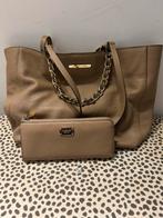 Michael Kors Tas & Portemonnee Set - Authentiek!, Ophalen of Verzenden, Zo goed als nieuw, Beige, Shopper