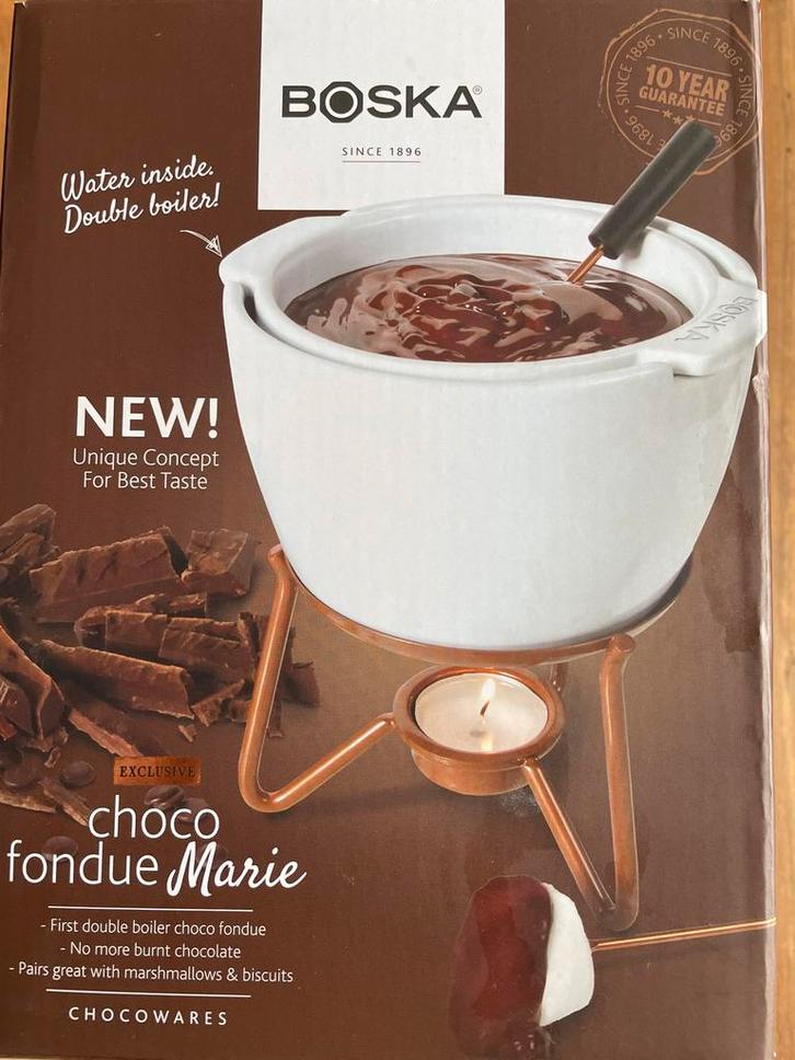 Boska Choco Fondue Marie - Nieuw!, Witgoed en Apparatuur, Fonduesets, Nieuw, Ophalen of Verzenden