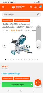 Makita afkortzaag en verstekzaag LS0816f, Doe-het-zelf en Verbouw, Gereedschap | Zaagmachines, 70 mm of meer, Ophalen of Verzenden