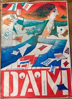 Poster amsterdam 700 van Nicolaas Wijnberg, Ophalen of Verzenden, Gebruikt, Rechthoekig Staand