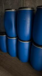 220 liter tonnen/vaten, Ophalen, Met kraantje, Z, Zo goed als nieuw