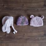 Set handgemaakte mutsjes newborn fotografie, Audio, Tv en Foto, Fotografie | Fotostudio en Toebehoren, Ophalen of Verzenden, Zo goed als nieuw