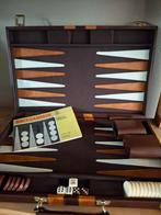 Backgammon spel in koffer - Groot Formaat, Gebruikt, Een of twee spelers, Onbekend, Ophalen of Verzenden
