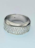 Ti Sento Zilveren Design Ring met Witte Spinel, Sieraden, Tassen en Uiterlijk, Ringen, 18 tot 19, Verzenden, ., Zo goed als nieuw