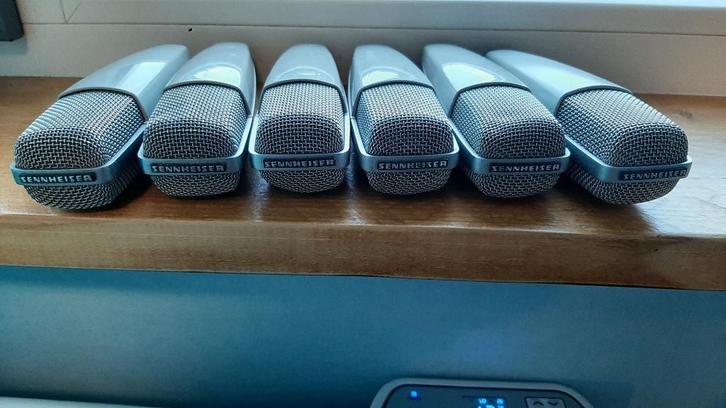 Set van 6x Sennheiser MD421 xlr versie, Muziek en Instrumenten, Microfoons, Zo goed als nieuw, Instrumentmicrofoon, Ophalen of Verzenden