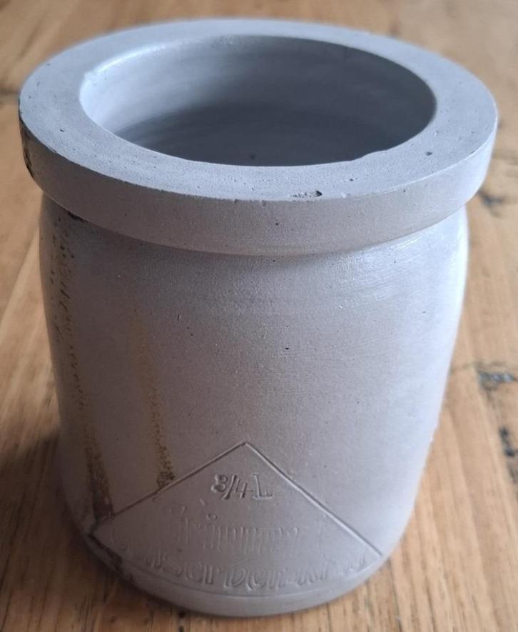 Oude Duitse inmaakpot, TRIUMPF CONSERVEN KRUG, 3/4 L, Antiek en Kunst, Antiek | Keramiek en Aardewerk, Ophalen of Verzenden