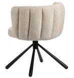 Shell Rotating Eetkamerstoel – Naturel | Draaibare Designsto, Overige kleuren, Verzenden, Japandi, Hotel Chique, Modern, Metaal