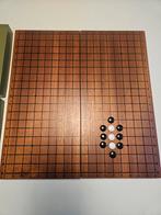 Houten Go bord met originele Japanse speelstenen., Hobby en Vrije tijd, Gezelschapsspellen | Bordspellen, Ophalen of Verzenden