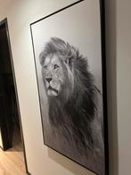 Zwart-wit leeuw schilderij Leen Bakker, Ophalen, Oorspronkelijke maker, Zo goed als nieuw, Foto of Poster
