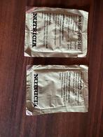 2 zakjes nutricia defensie met NSN nummer, Ophalen of Verzenden, Landmacht, Nederland