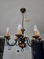 Vintage kroonluchter met 6 armen, Ophalen, Gebruikt, 50 tot 75 cm, Vintage