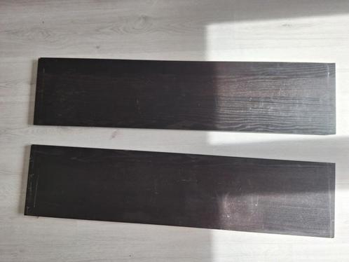 2x wandplanken + aluminium houders (boekenplanken), Huis en Inrichting, Woonaccessoires | Wandplanken en Boekenplanken, Zo goed als nieuw