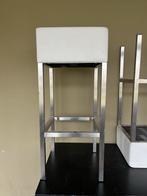 Gebruikte Stapelbare Stoelen & Barkrukken, Kunststof, Gebruikt, Zwart, Ophalen of Verzenden