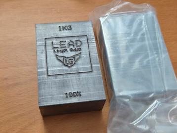 1 KG Lood. Lingot Swiss. Vintage Loodbaar. 100% Lead. beschikbaar voor biedingen