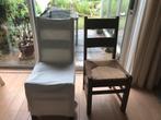 Stoelen met biezen zittingen, Huis en Inrichting, Stoelen, Ophalen, Gebruikt, Bruin, Landelijk