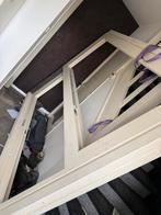 Houten Schuifpui - Hardhout, Gebruikt, 120 cm of meer, Ophalen of Verzenden, Buitendeur