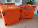 4 (2 op foto) oranje speelgoed rol boxen 29 hoog, Kinderen en Baby's, Ophalen, Gebruikt, Jongen of Meisje