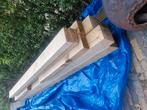 Eiken palen en balken, Doe-het-zelf en Verbouw, Hout en Planken, Ophalen, Eiken, Nieuw, 50 mm of meer