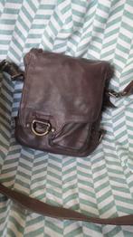 Aunts & Uncles leren tas, donkerbruin, veel vakjes, he/dames, Overige merken, Bruin, Verzenden, Zo goed als nieuw