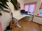 Ikea Bureau - Wit - Hoekbureau, Huis en Inrichting, Bureaus, Ophalen, In hoogte verstelbaar, Zo goed als nieuw, Bureau