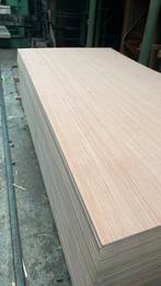 Hardhout multiplex 122x244 dikte 9 mm nieuw, Doe-het-zelf en Verbouw, Platen en Panelen, Ophalen, Zo goed als nieuw, Multiplex