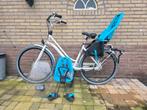 Moederfiets met fietsstoeltjes, 2 zitjes, Buggydrager, Zo goed als nieuw, Ophalen