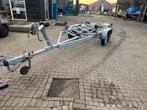 Boottrailer 1600kg tandemas opknapper, Watersport en Boten, Boottrailers, Ophalen, 1500 tot 3000 kg, 6 tot 9 meter, Verstelbare verlichting