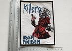 Iron Maiden 1981 patch Killers  vintage mini back patch 130, Verzamelen, Verzenden, Nieuw, Kleding