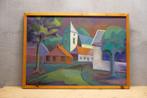 schilderij Koudijs 1967  gesigneerd, Ophalen of Verzenden