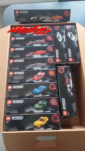 Diverse Lego Speed Champions sets beschikbaar voor biedingen