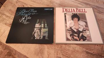 2 lp's van Bluegrass zangeres Delia Bell samen €5 beschikbaar voor biedingen