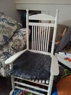 Schommelstoel, Huis en Inrichting, Stoelen, Ophalen, Gebruikt, Wit, Eén