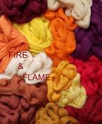 Assortipakket lontwol merino viltwol Fire & FLAME, Hobby en Vrije tijd, De meern, Nieuw, Ophalen of Verzenden, Los Vilt