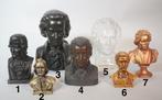 7x  Buste Mozart Beethoven Liszt Straus, Ophalen of Verzenden, Gebruikt