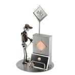 Pompbediende - steelman, tanken, beeldje, benzine, cadeau, Ophalen of Verzenden, Nieuw, Overige typen