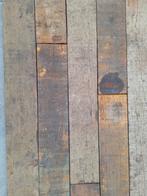 Azobe scheepsplanken  gedoubleerd  vlonder terras schutting, Ophalen, Gebruikt, Hout