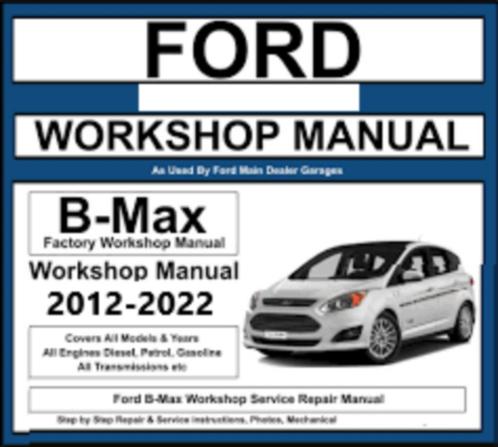 Ford B-max 2012-2022 Manual Ford ETIS 2022 op USB Stick, Auto diversen, Handleidingen en Instructieboekjes, Verzenden