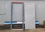 Zware alluminium deur met kozijn geïsoleerd, Doe-het-zelf en Verbouw, Deuren en Horren, 80 tot 100 cm, Ophalen of Verzenden, Zo goed als nieuw