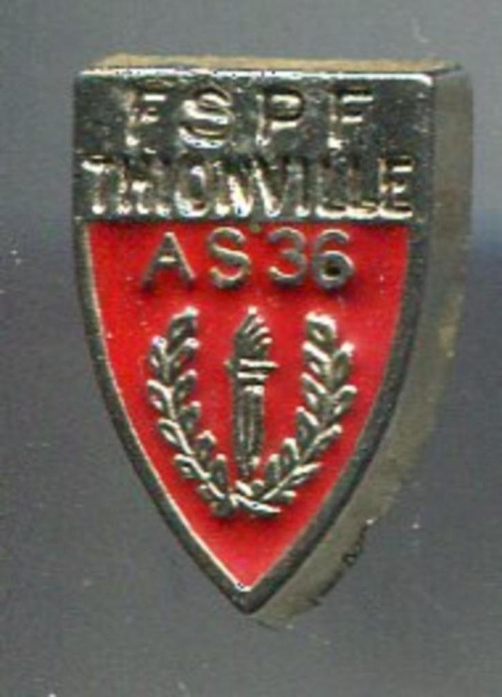 FSPF Thonville AS 36 zilverkleurig speldje ( BLAD2_223 ), Verzamelen, Speldjes, Pins en Buttons, Zo goed als nieuw, Speldje of Pin