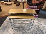 Sidetable 2-delig Aktie €149,- Goud Direct/Leverbaar E-2146, Ophalen, Minder dan 50 cm, Nieuw, Rechthoekig