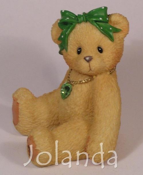 Cherished Teddies Little Sparkles August, Verzamelen, Beren en Cherished Teddies, Zo goed als nieuw, Beeldje, Cherished Teddies